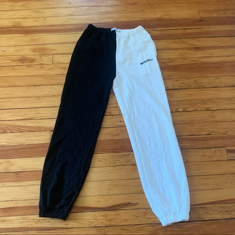 Adika joggers. Embroidery saying “baby girl”